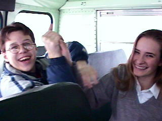 Me and Ellen High Fiving