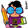 Little nerd with Big Glasses